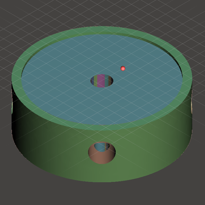 Barrel Nut No Puck Iso